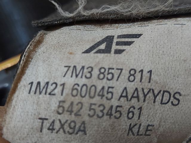 bontott VW SHARAN Bal hátsó Biztonsági Öv