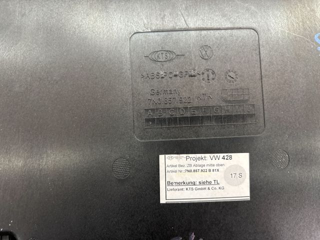 bontott VW SHARAN Első Tároló Rekesz