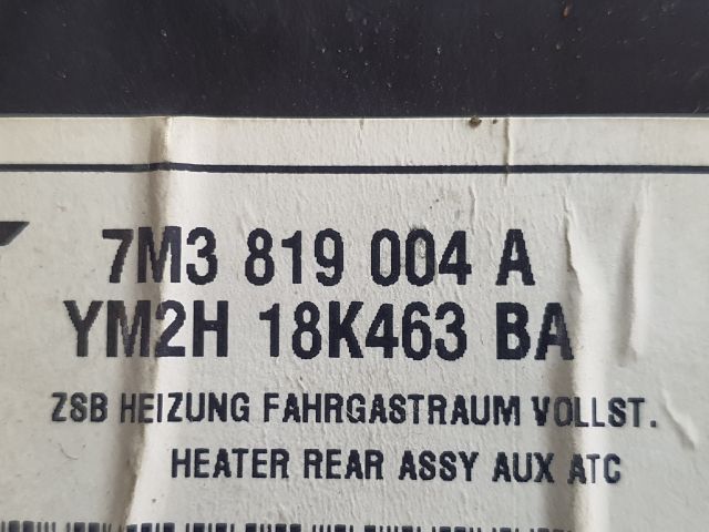 bontott VW SHARAN Fűtés Box