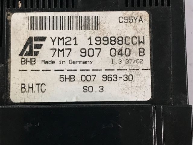 bontott VW SHARAN Fűtéskapcsoló (digit klímás)