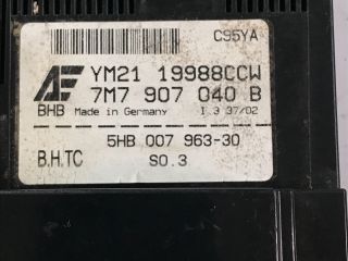 bontott VW SHARAN Fűtéskapcsoló (digit klímás)