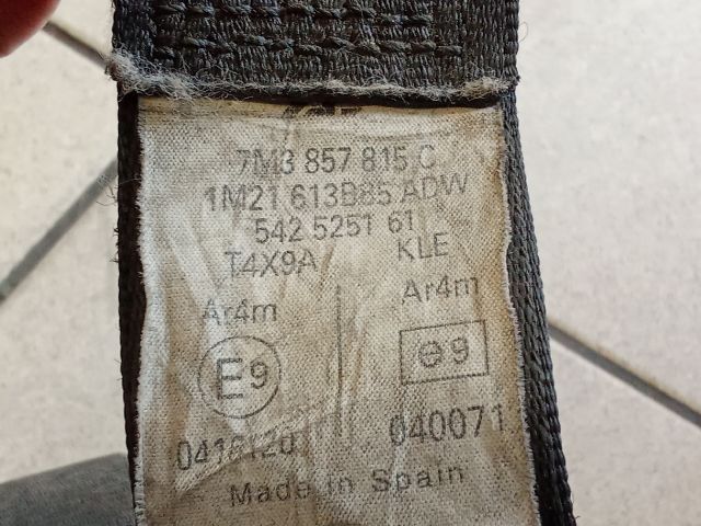 bontott VW SHARAN Hátsó Biztonsági Öv Szett