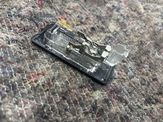 bontott VW SHARAN Hátsó Rendszámtábla Világítás