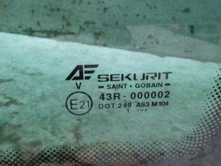 bontott VW SHARAN Jobb C Oszlop Oldalablak Üveg