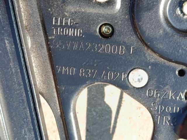 bontott VW SHARAN Jobb első Ablakemelő Szerkezet (Elektromos)