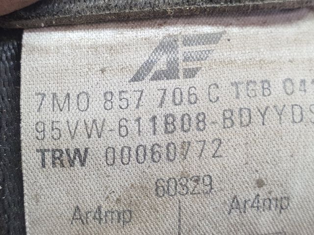 bontott VW SHARAN Jobb első Biztonsági Öv