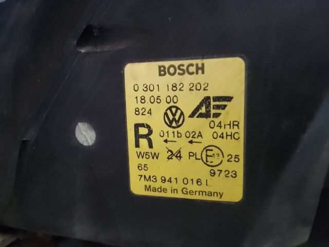 bontott VW SHARAN Jobb Fényszóró