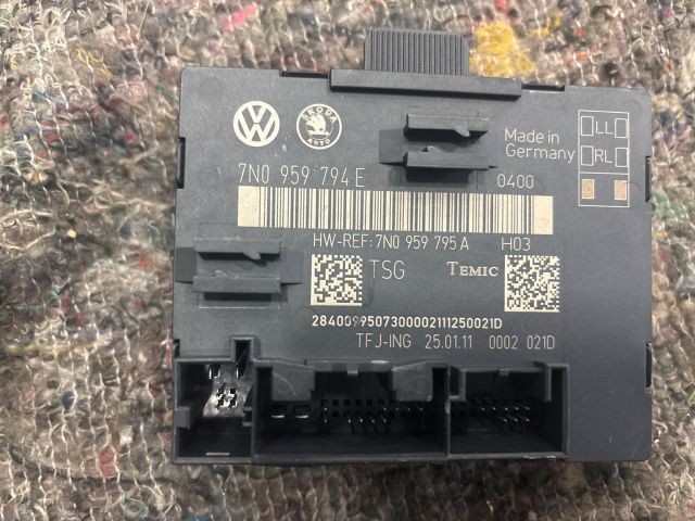 bontott VW SHARAN Jobb hátsó Ajtó Vezérlőegység