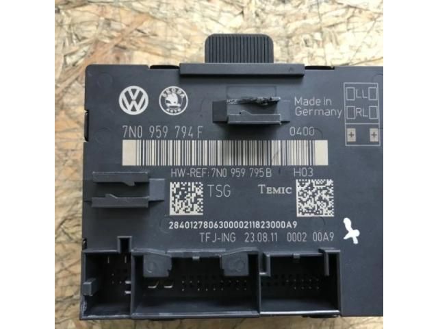 bontott VW SHARAN Jobb hátsó Ajtó Vezérlőegység