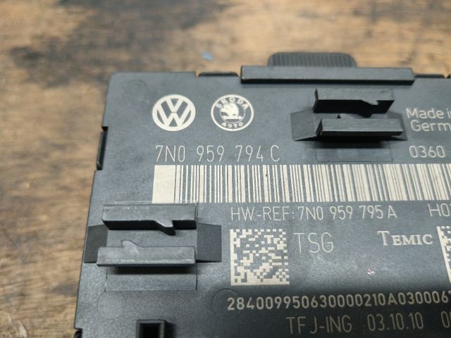 bontott VW SHARAN Jobb hátsó Ajtó Vezérlőegység