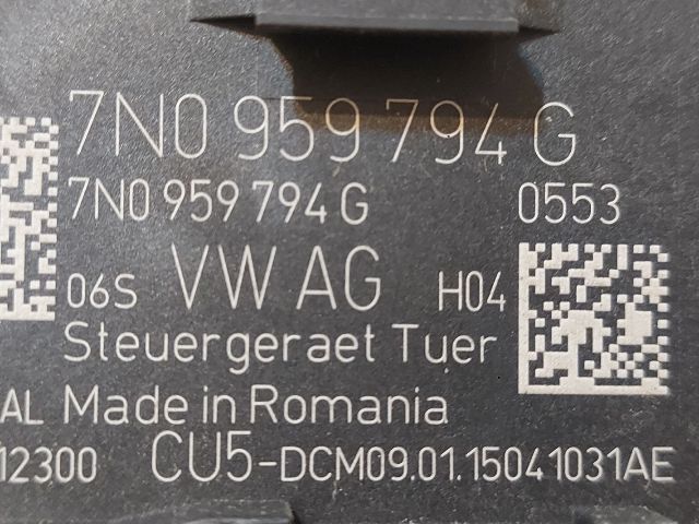 bontott VW SHARAN Jobb hátsó Ajtó Vezérlőegység