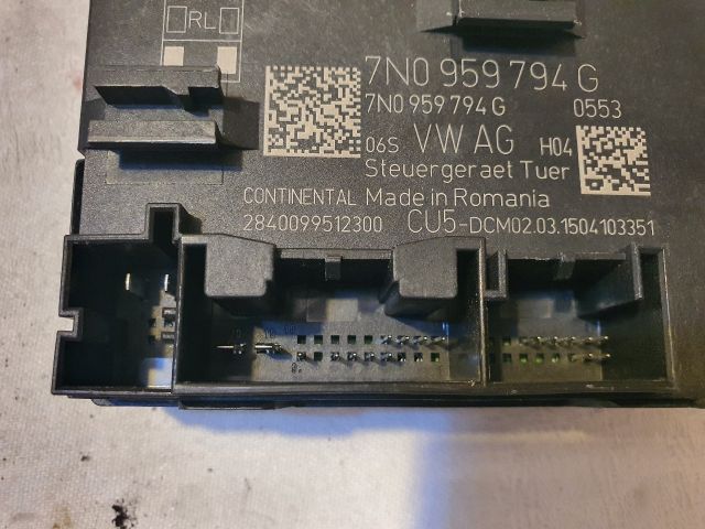 bontott VW SHARAN Jobb hátsó Ajtó Vezérlőegység