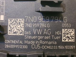 bontott VW SHARAN Jobb hátsó Ajtó Vezérlőegység