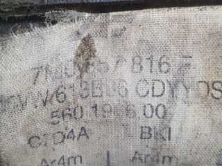 bontott VW SHARAN Jobb hátsó Biztonsági Öv