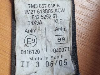 bontott VW SHARAN Jobb hátsó Biztonsági Öv