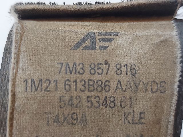 bontott VW SHARAN Jobb hátsó Biztonsági Öv