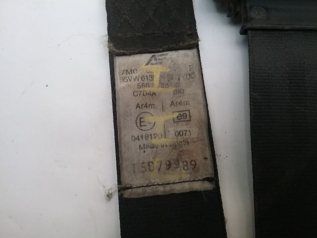 bontott VW SHARAN Jobb hátsó Biztonsági Öv