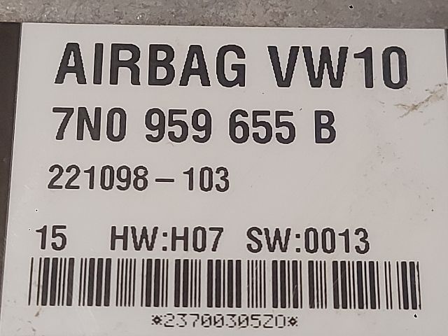 bontott VW SHARAN Légzsák Elektronika