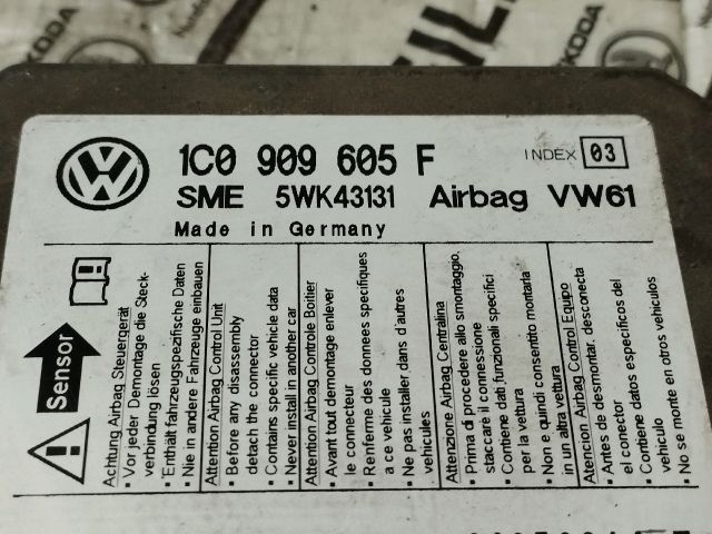 bontott VW SHARAN Légzsák Elektronika