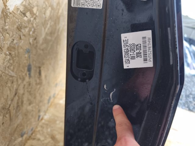 bontott VW T-CROSS Bal hátsó Ajtó (Üres lemez)