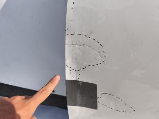 bontott VW T-ROC Bal első Ajtó (Üres lemez)