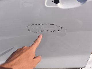 bontott VW T-ROC Bal első Ajtó (Üres lemez)