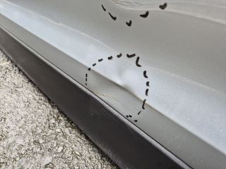 bontott VW T-ROC Bal első Ajtó (Üres lemez)