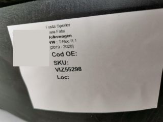 bontott VW T-ROC Első Lökhárító Alsó (Műanyag)