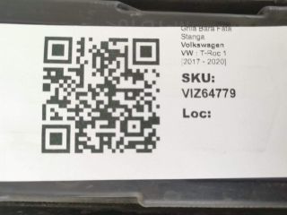 bontott VW T-ROC Első Lökhárító Bal Díszrács