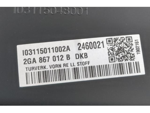 bontott VW T-ROC Jobb első Ajtó Kárpit