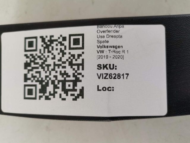 bontott VW T-ROC Jobb hátsó Sárvédő Díszléc