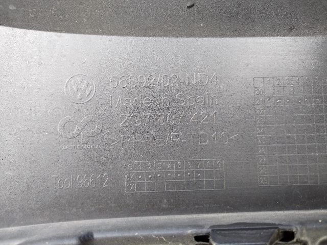 bontott VW TAIGO Hátsó Lökhárító (Üresen)