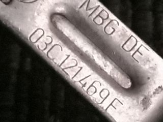 bontott VW TIGUAN Turbó Vízcső (Visszatérő)