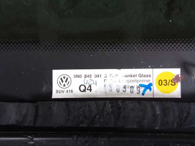 bontott VW TIGUAN Bal C Oszlop Oldalablak Üveg