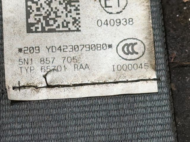 bontott VW TIGUAN Bal első Biztonsági Öv