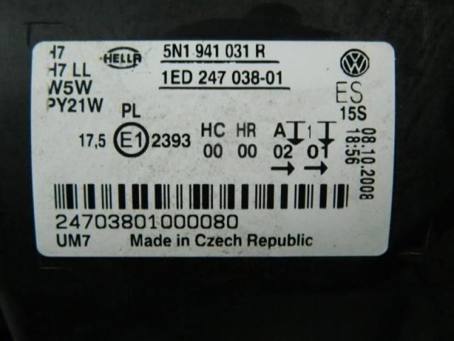 bontott VW TIGUAN Bal Fényszóró