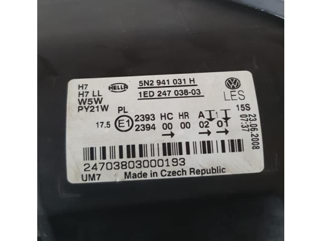 bontott VW TIGUAN Bal Fényszóró