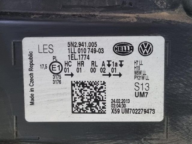 bontott VW TIGUAN Bal Fényszóró