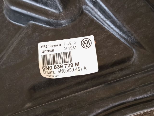 bontott VW TIGUAN Bal hátsó Ablakemelő Szerkezet (Elektromos)