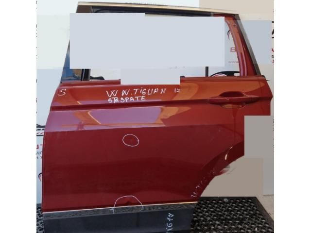 bontott VW TIGUAN Bal hátsó Ajtó (Üres lemez)