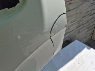 bontott VW TIGUAN Bal hátsó Ajtó (Üres lemez)