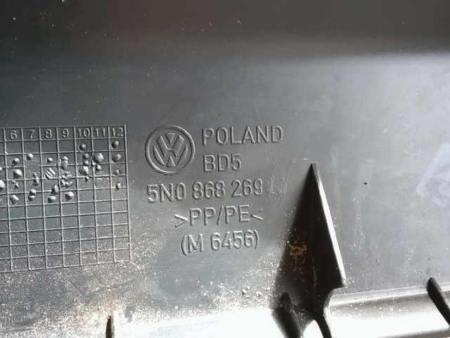 bontott VW TIGUAN Bal hátsó Belső Küszöb Burkolat