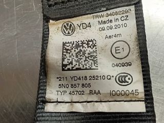 bontott VW TIGUAN Bal hátsó Biztonsági Öv