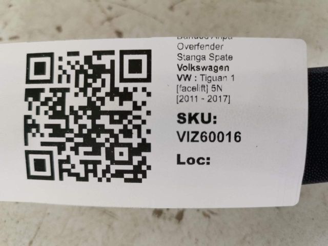 bontott VW TIGUAN Bal hátsó Sárvédő Díszléc