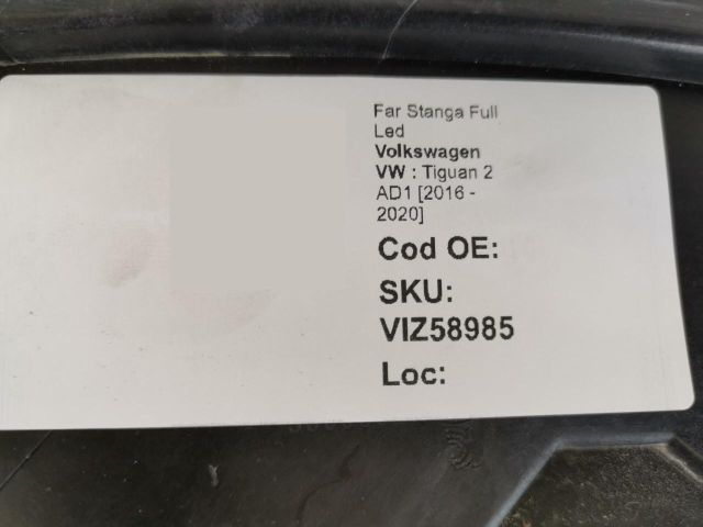 bontott VW TIGUAN Bal Ledes Fényszóró