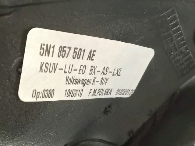 bontott VW TIGUAN Bal Visszapillantó Tükör (Elektromos)