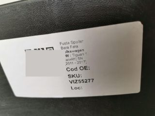 bontott VW TIGUAN Első Lökhárító Alsó (Műanyag)