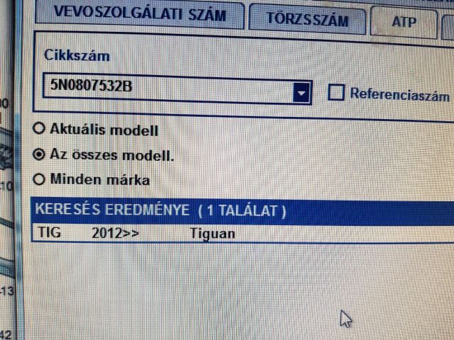 bontott VW TIGUAN Első Lökhárító Légterelő