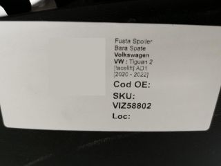 bontott VW TIGUAN Hátsó Lökhárító Alsó (Műanyag)