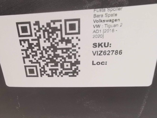 bontott VW TIGUAN Hátsó Lökhárító Alsó (Műanyag)